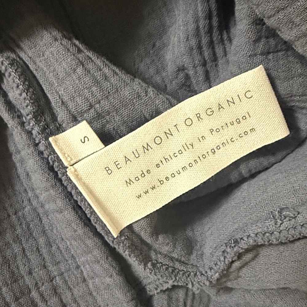 Beaumont Organic Ezili Organic Cotton Dress Pewter Small - Picture 7 of 7